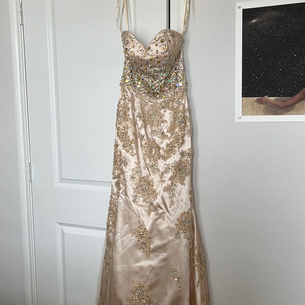 Champagne Prom Dress